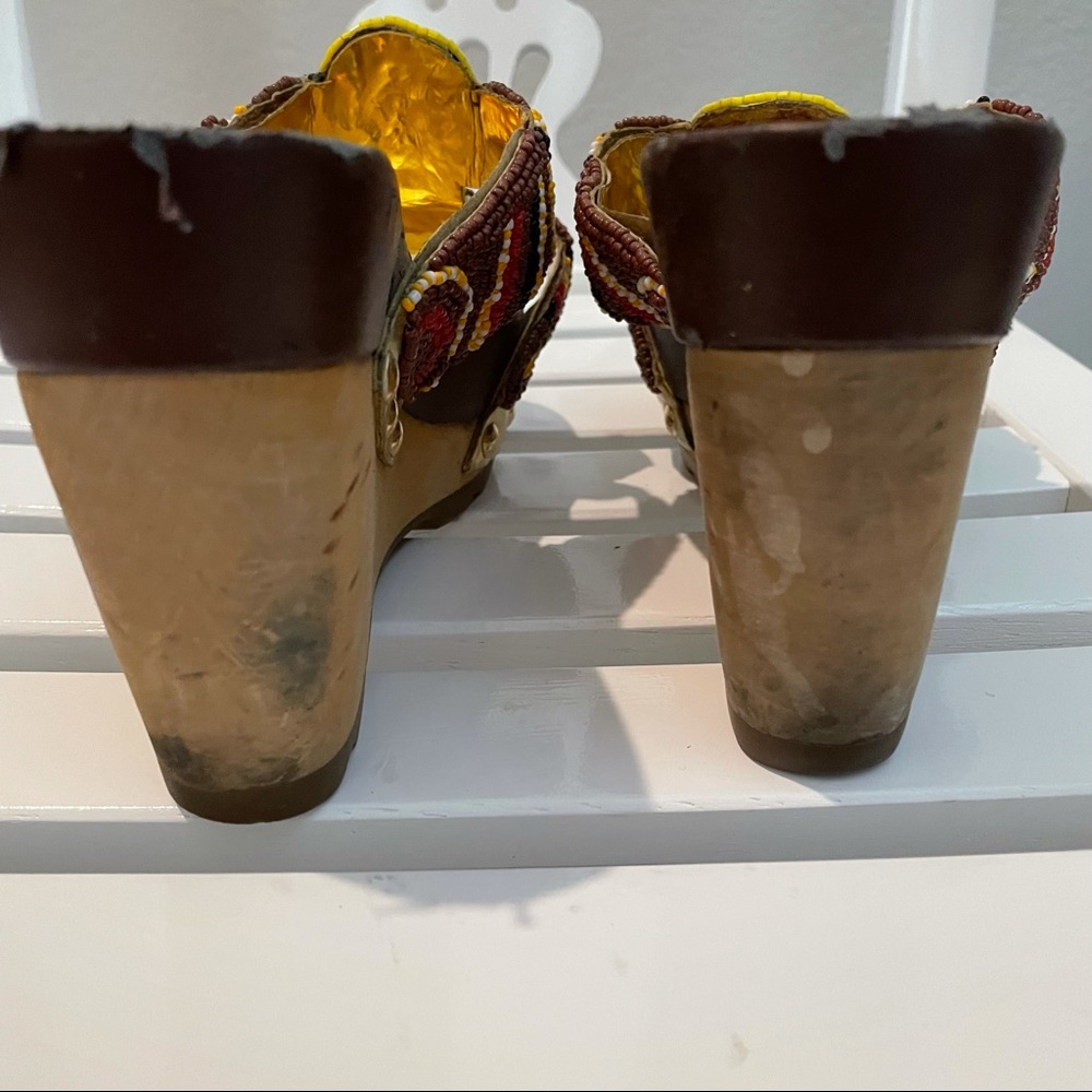 Vince Camuto Wedges Multi Colored Size 7.5 - image 3